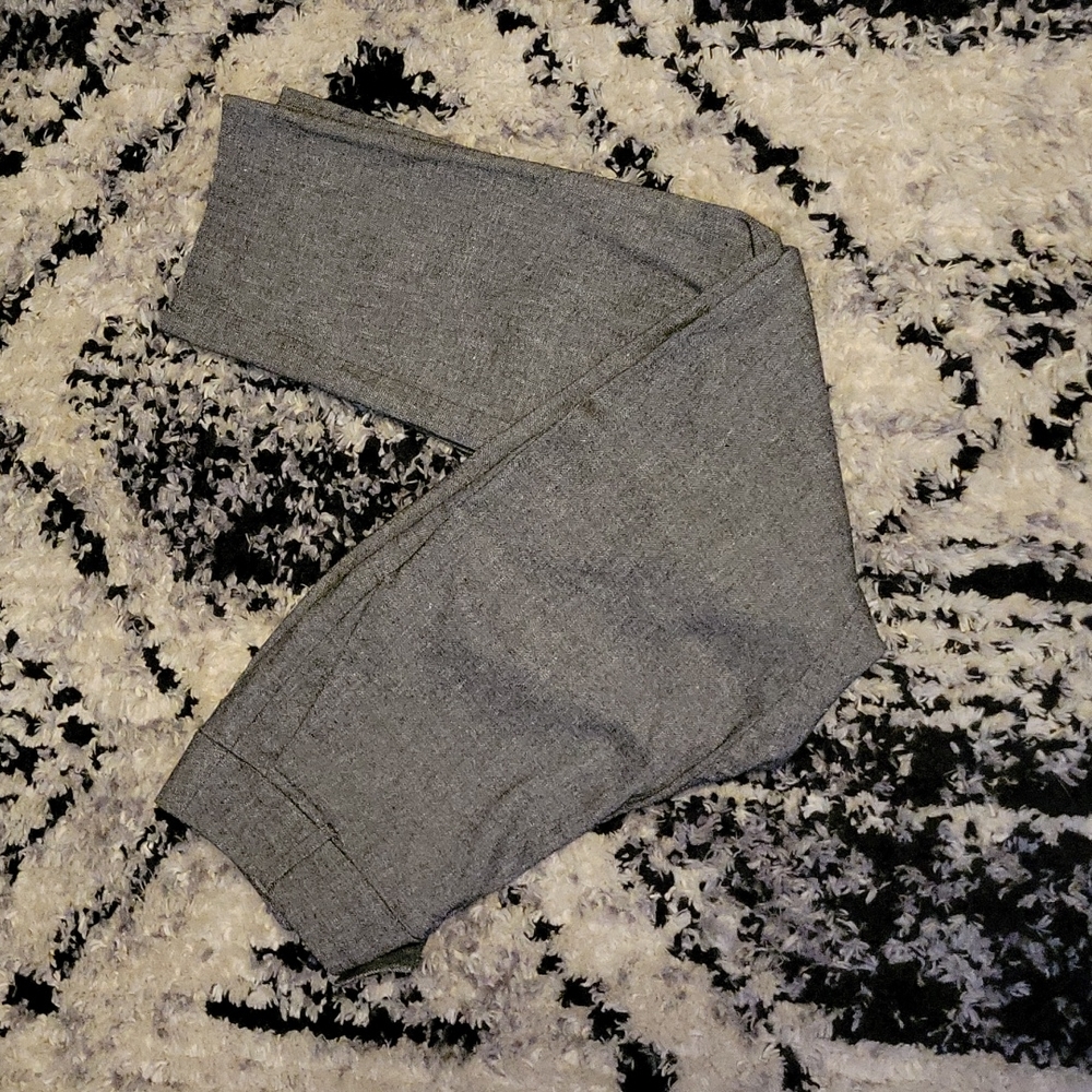 Charcoal grey pencil pants